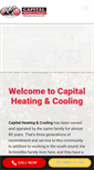 Mobile Screenshot of capitalheatingandcooling.com